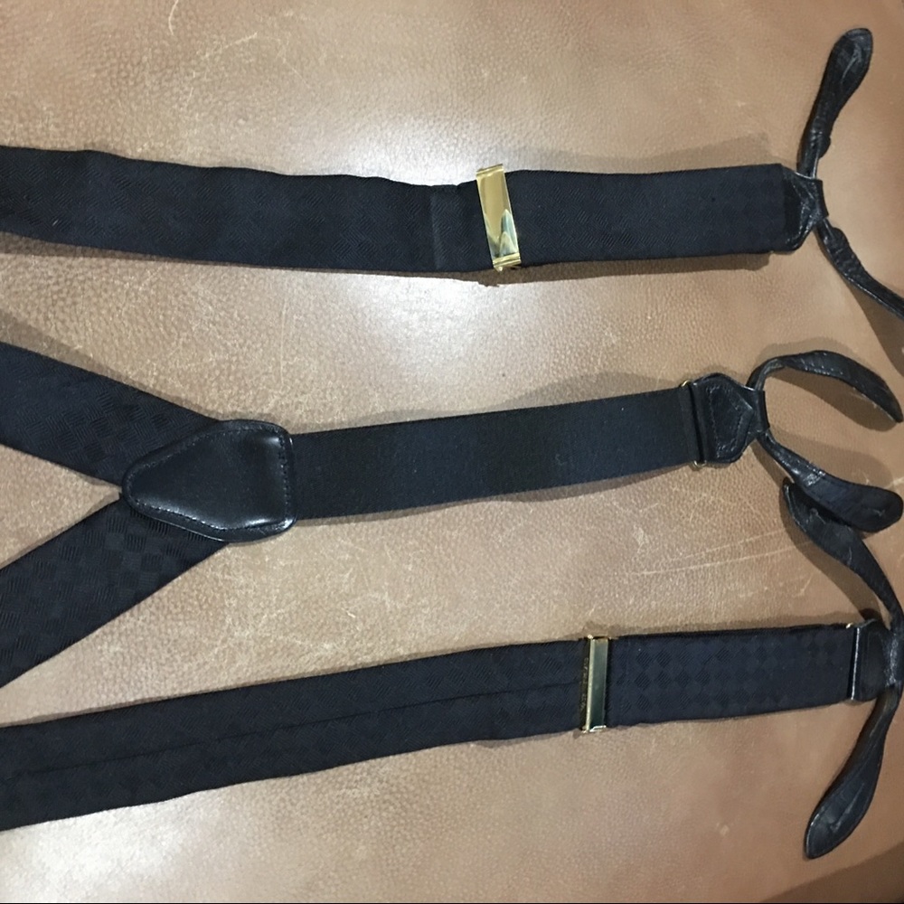 Men’s 100% Silk Braces (Suspenders) - Picture 4 of 6